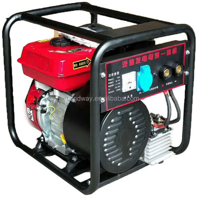 qualidade  Small Generator Supply Lowest Price 160A 300A Gasolinel Silent Electric Power Welder Generator Single Phase Gasoline Generator For Sale fábrica